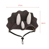 Maxbell Little Pet Triceratops Cosplay Costumes Dog Cat Captain Fancy Hat Apparel