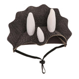 Maxbell Little Pet Triceratops Cosplay Costumes Dog Cat Captain Fancy Hat Apparel