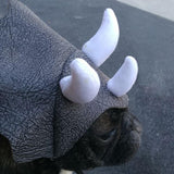 Maxbell Little Pet Triceratops Cosplay Costumes Dog Cat Captain Fancy Hat Apparel