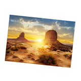 Maxbell Maxbell Aquarium Background, Adhesive Poster Fish Tank Wall Decor Sticker Desert M