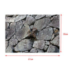 Maxbell Maxbell Aquarium Single-sided Adhesive Poster Background Sticker Stone 61x30cm