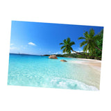 Maxbell Maxbell Aquarium Single-sided Adhesive Poster Background Sticker Sandbeach 76x46cm