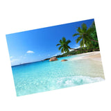Maxbell Maxbell Aquarium Single-sided Adhesive Poster Background Sticker Sandbeach 76x46cm