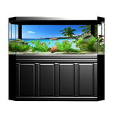 Maxbell Maxbell Aquarium Single-sided Adhesive Poster Background Sticker Sandbeach 76x46cm