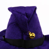 Maxbell Maxbell Magic Funny Halloween Pet Cat Small Dog Hat with Star Costume Pet Supplies Purple