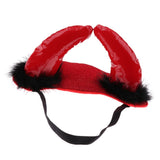 Maxbell Halloween Pet Adjustable Headdress Costumes Horn Decor Dog Cat Cosplay Hat