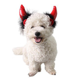 Maxbell Halloween Pet Adjustable Headdress Costumes Horn Decor Dog Cat Cosplay Hat