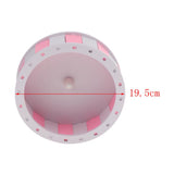 Maxbell Maxbell Hamster Silent Exercise Wheel Jogging Running Toy For Guinea Pig Pink White