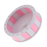 Maxbell Maxbell Hamster Silent Exercise Wheel Jogging Running Toy For Guinea Pig Pink White