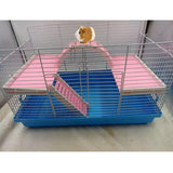 Maxbell Maxbell Perch Playground Hamster Mouse Cage Accessories Stands Exercise Toy Blue S