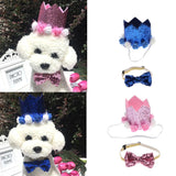 Maxbell Maxbell Pet Cat & Dog Hat, Halloween Christmas Xmas Party Holiday Dress Up Hats/Cap Pink