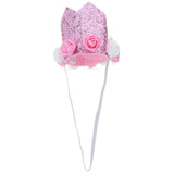 Maxbell Maxbell Pet Cat & Dog Hat, Halloween Christmas Xmas Party Holiday Dress Up Hats/Cap Pink