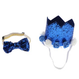 Maxbell Maxbell Pet Cat & Dog Hat, Halloween Christmas Xmas Party Holiday Dress Up Hats/Cap Blue