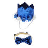 Maxbell Maxbell Pet Cat & Dog Hat, Halloween Christmas Xmas Party Holiday Dress Up Hats/Cap Blue