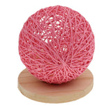 Maxbell Maxbell Handmade Pet Hamster Vines Rattan Nest House Small Animal Supplies Pink S
