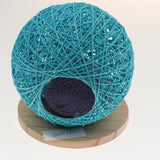 Maxbell Maxbell Handmade Pet Hamster Vines Rattan Nest House Small Animal Supplies Blue M