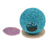 Maxbell Maxbell Handmade Pet Hamster Vines Rattan Nest House Small Animal Supplies Blue M