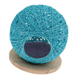 Maxbell Maxbell Handmade Pet Hamster Vines Rattan Nest House Small Animal Supplies Blue M