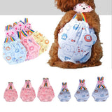 Maxbell Maxbell Female Pet Dog Diaper Physiological Pants Sanitary Shorts Panties Blue XS