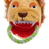 Maxbell Maxbell Pet Toys Dog Puppy Chewing Playing Cotton Rope Biting Toy Lion