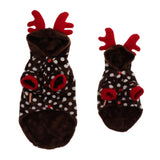 Maxbell Maxbell Dog Elk Antler Reindeer Hat Dogs Cats Pet Christmas Costume Outfits Clothes XS