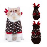 Maxbell Maxbell Dog Elk Antler Reindeer Hat Dogs Cats Pet Christmas Costume Outfits Clothes XS