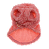 Maxbell Maxbell Coral Velvet Cozy Rabbit Outfit with Hood & Bunny Ears for Small Dogs & Cats Pink M