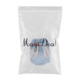 Maxbell Maxbell Coral Velvet Cozy Rabbit Outfit with Hood & Bunny Ears for Small Dogs & Cats Blue XS
