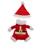 Maxbell Pet Christmas Clothes Dog Cat Santa Claus Costume Cosplay Clothes  XS