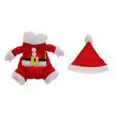 Maxbell Pet Christmas Clothes Dog Cat Santa Claus Costume Cosplay Clothes  M