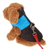 Maxbell Maxbell Dog Winter Warm Coat Vest Waterproof Jacket Down Vest Puppy Clothes  Blue S