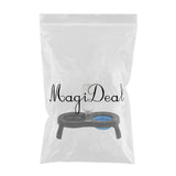 Maxbell Maxbell Elevated Dog/Pet/Cat Feeder with Food Water Fountain Double Bowl Blue