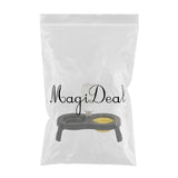 Maxbell Maxbell Elevated Dog/Pet/Cat Feeder with Food Water Fountain Double Bowl Yellow