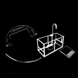 Maxbell Maxbell Mutifunctional Aquarium Fish Tank External Filter Box without Water Pump S
