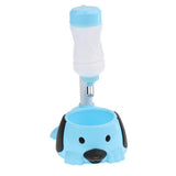 Maxbell Maxbell Plastic Pet Drinking Fountain, Dog & Cat Dish Bowl Bottle Water Dispenser Blue