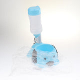 Maxbell Maxbell Plastic Pet Drinking Fountain, Dog & Cat Dish Bowl Bottle Water Dispenser Blue