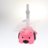 Maxbell Maxbell Plastic Pet Drinking Fountain, Dog & Cat Dish Bowl Bottle Water Dispenser Pink
