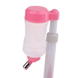 Maxbell Maxbell Plastic Pet Drinking Fountain, Dog & Cat Dish Bowl Bottle Water Dispenser Pink