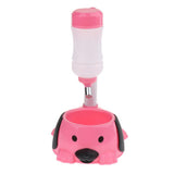 Maxbell Maxbell Plastic Pet Drinking Fountain, Dog & Cat Dish Bowl Bottle Water Dispenser Pink