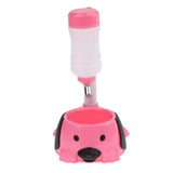 Maxbell Maxbell Plastic Pet Drinking Fountain, Dog & Cat Dish Bowl Bottle Water Dispenser Pink