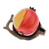 Maxbell Maxbell Pet Bird Food Feeding Bowl Feed Cup Hamster Drinking Water Dish Pomegranate