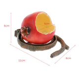 Maxbell Maxbell Pet Bird Food Feeding Bowl Feed Cup Hamster Drinking Water Dish Pomegranate
