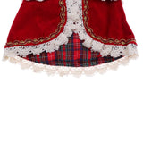 Maxbell Maxbell Pet Princess Clothes for Small Dog & Cat Summer Lace Shawl Hat Wig Outfit L Red