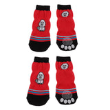 Maxbell Warm Anti-Slip Dog Cat Puppy Socks Pet Paw Protector for Indoor Wear L