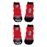 Maxbell Warm Anti-Slip Dog Cat Puppy Socks Pet Paw Protector for Indoor Wear L