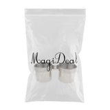 Maxbell Maxbell 2 pcs Birds Parrot Cages Hanging Feeder Stainless Steel Food Water Bowl  S