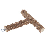 Maxbell Maxbell Bird Parrot Scratching Chewing Stick T-shape Jumping Standing Perches  L