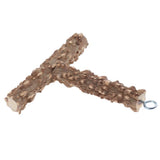 Maxbell Maxbell Bird Parrot Scratching Chewing Stick T-shape Jumping Standing Perches  L