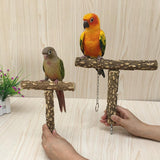 Maxbell Maxbell Bird Parrot Scratching Chewing Stick T-shape Jumping Standing Perches  L