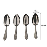 Maxbell Stainless Steel Bird Parrot Feeding Spoon,Feeding  Milk Medicine Spoons